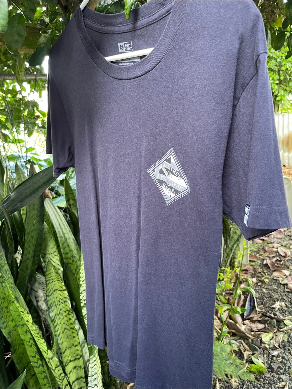 Salty Crew Black Short-Sleeve Graphic Pocket Tee